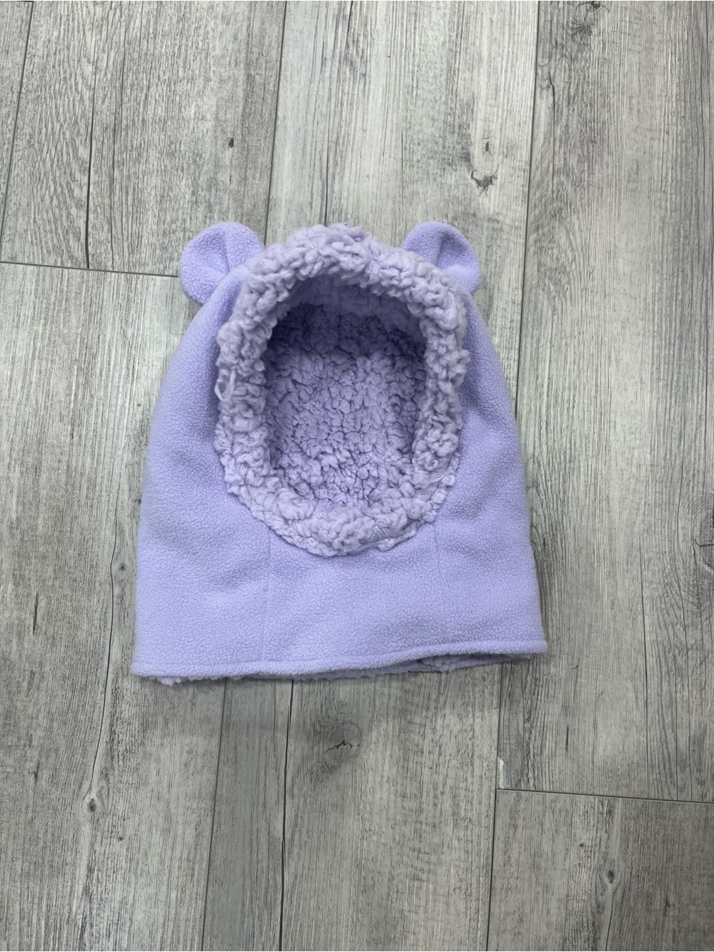 5 for $10 Joe Fresh Lavender Fleece Bear-Ear Hood